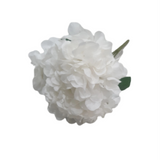 5 Head White Hydrangea