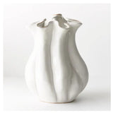 Curved Vase - White