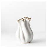 Curved Vase - White