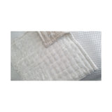 Roman Silk Velvet Throw - Pearl White