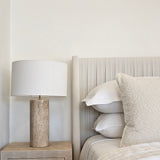 Eden Travertine Table Lamp