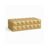 Gold Faux Shagreen Box