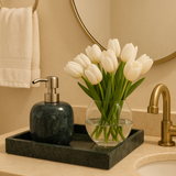 Marbella Marble Soap Dispenser - Emerald