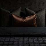 Platinum Quilt Cover Set - Black