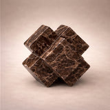 XL Marble Sculpture - Brown