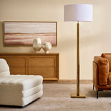 Kirk Floor Lamp - Brass