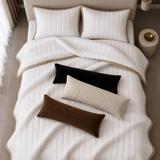 Royal Lumbar Long Cushion - Ivory