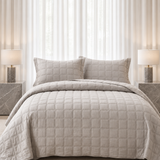 Classic Coverlet Set - Light Grey