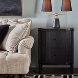 Oxford Bedside Table Black