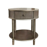 Oxford Ovate Side Table Antique Gold