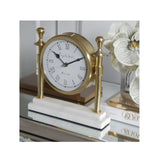 Vedette Desk Clock - Gold