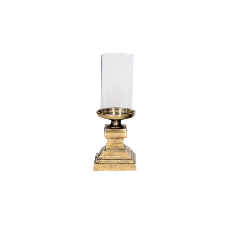 Grandè Hurricane Candle Holders Gold