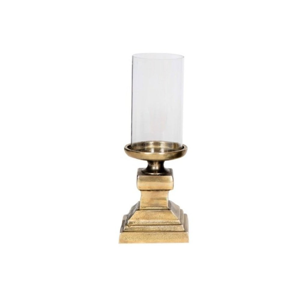 Grandè Hurricane Candle Holders Gold