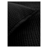 Luxor Quilted Coverlet Noir