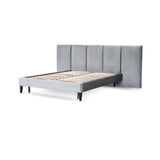 Milano Queen Bed Charcoal