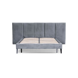 Milano Queen Bed Charcoal