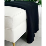 Oxford Throw Black
