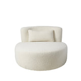 Boucle Swivel Chair