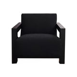 Leo Arm Chair - Boucle Black