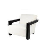 Leo Arm Chair - Ivory Boucle