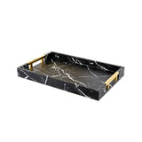 Jones Black Marble Tray