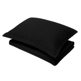 Luxor Quilted Coverlet Noir