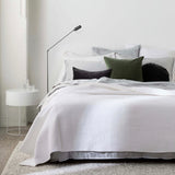 Luxor Quilted Coverlet Snow